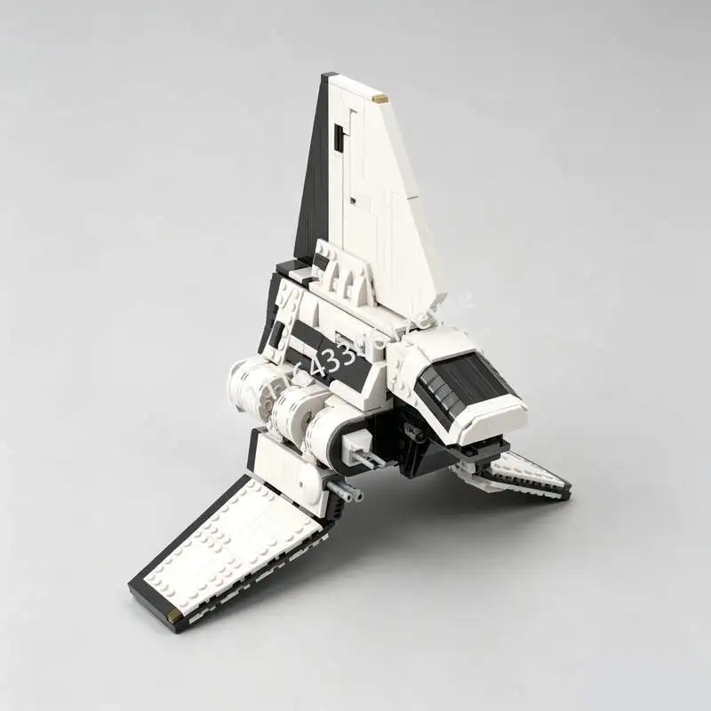 958 PCS ISB Shuttle Space Battle Model Custom Creative Assembly Sci-Fi Vehicle Building Blocks Technology Toy Collectible Gifts
958 PCS ISB Shuttle Space Battle Model Custom Creative Assembly Sci-Fi Vehicle Building Blocks Technology Toy Collectible Gifts