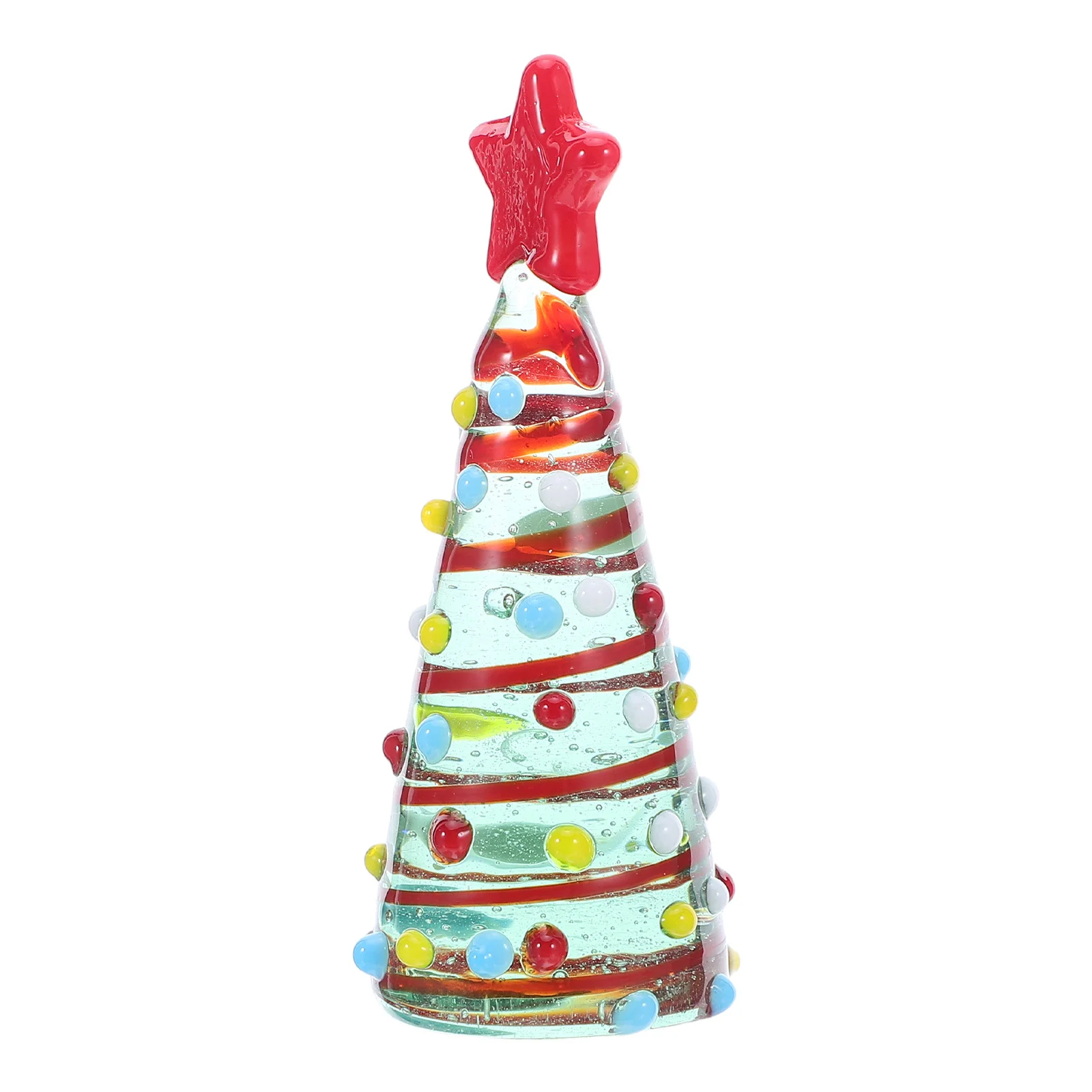 Blown Glass Crystal Christmas Tree Miniature Clear Colorful Desktop Tabletop Ornament Holiday Decoration Christmas Table
Blown Glass Crystal Christmas Tree Miniature Clear Colorful Desktop Tabletop Ornament Holiday Decoration Christmas Table