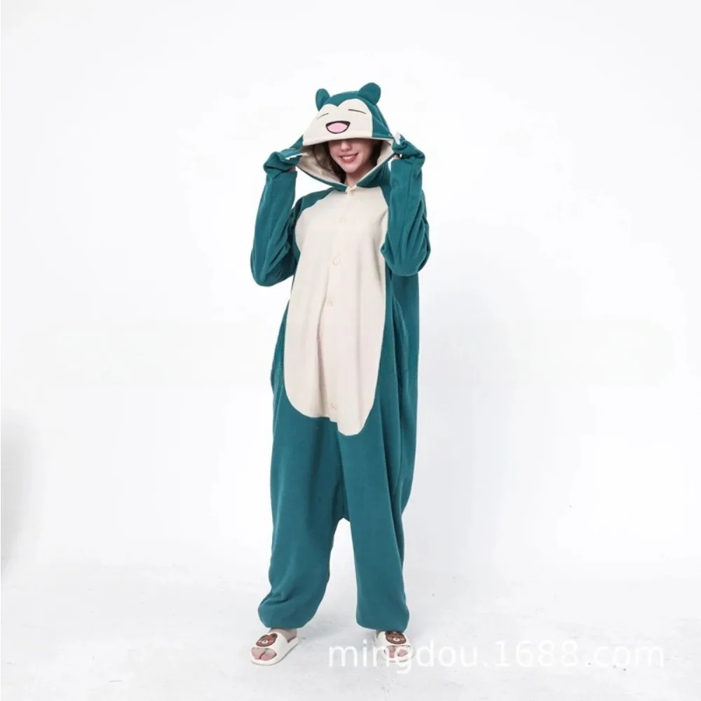 Smile Snorlax One-piece Pajamas Long-sleeved Cartoon Animal Pajamas Loose Casual Loungewear Autumn Winter Adult Homewear
Smile Snorlax One-piece Pajamas Long-sleeved Cartoon Animal Pajamas Loose Casual Loungewear Autumn Winter Adult Homewear