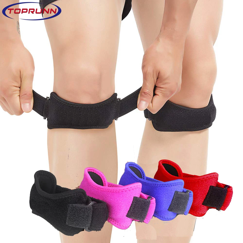 TopRunn 1Pair Adjustable Knee Patellar Tendon Support Strap Band Knee Support Brace Pads for Running basketball Outdoor Sport
TopRunn 1Pair Adjustable Knee Patellar Tendon Support Strap Band Knee Support Brace Pads for Running basketball Outdoor Sport