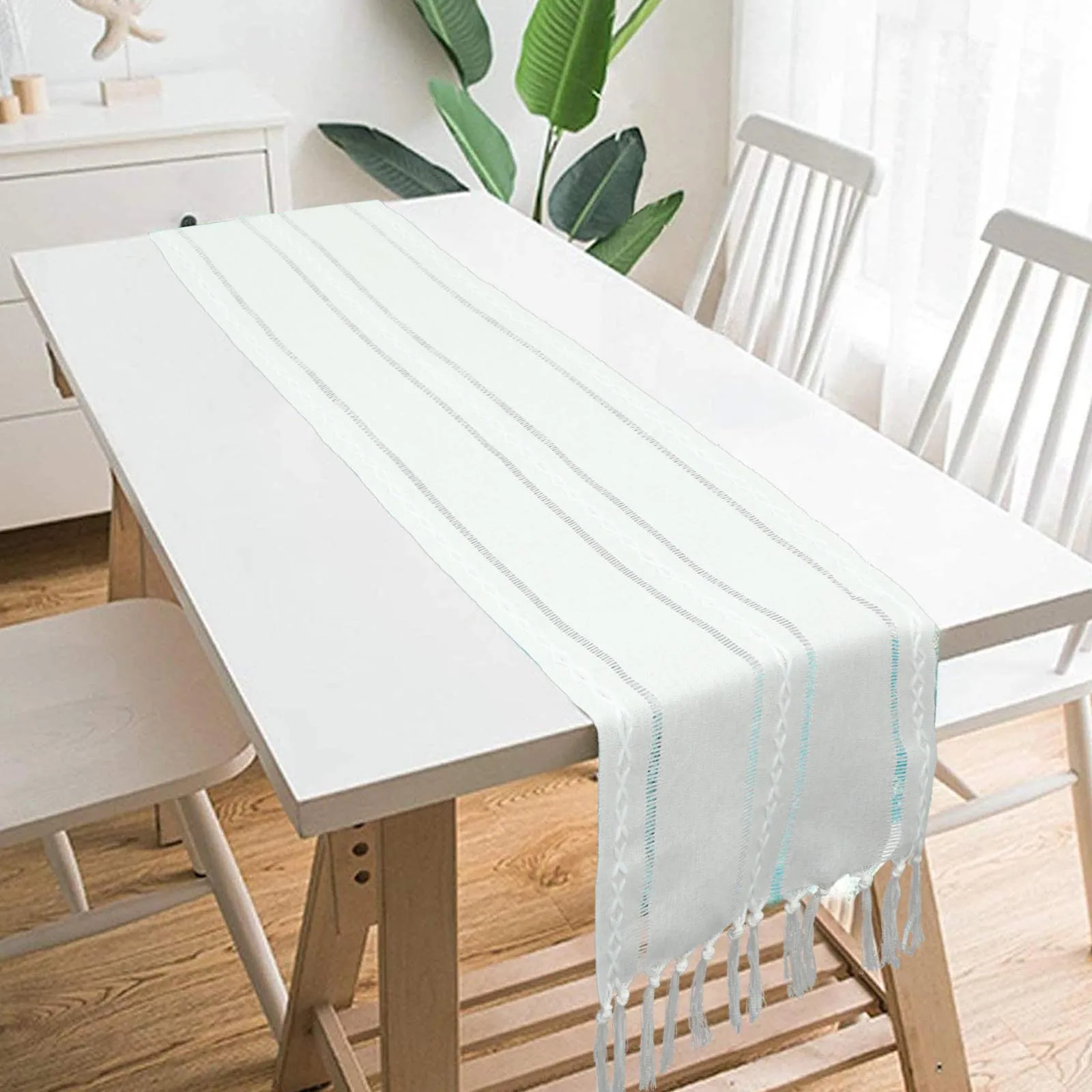 Table Runner Rustic Tassel Farmhouse Style Long Dining Table Decor Wedding Party Buffet Romantic Celebration Cover
Table Runner Rustic Tassel Farmhouse Style Long Dining Table Decor Wedding Party Buffet Romantic Celebration Cover