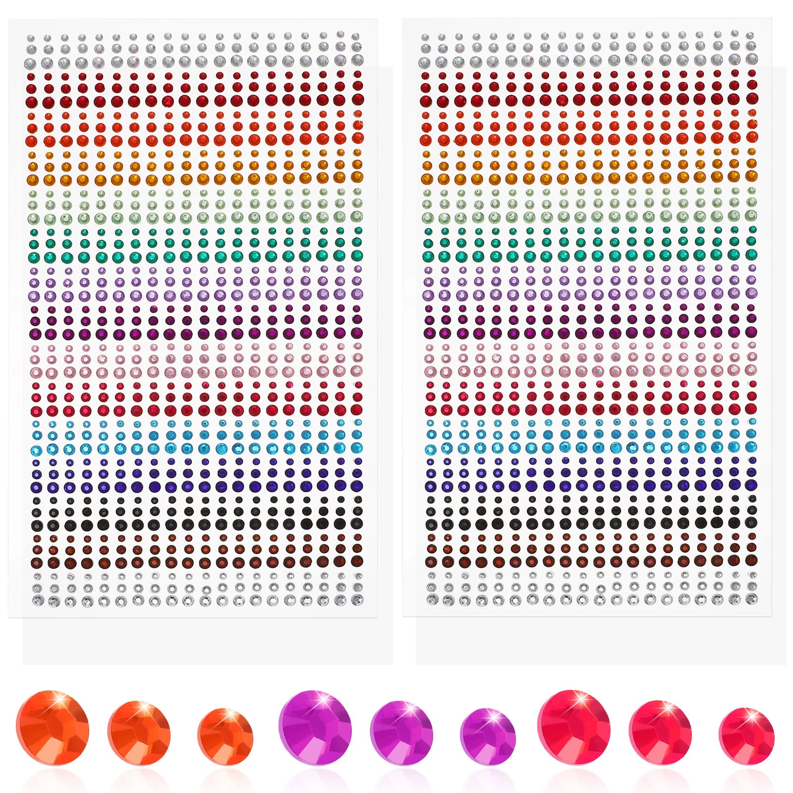 15 Colors 3mm 4mm 5mm Mixed Transparent Rhinestone Stickers Self Adhesive Gemstones for Nail Makeup DIY Crafts Face
15 Colors 3mm 4mm 5mm Mixed Transparent Rhinestone Stickers Self Adhesive Gemstones for Nail Makeup DIY Crafts Face
