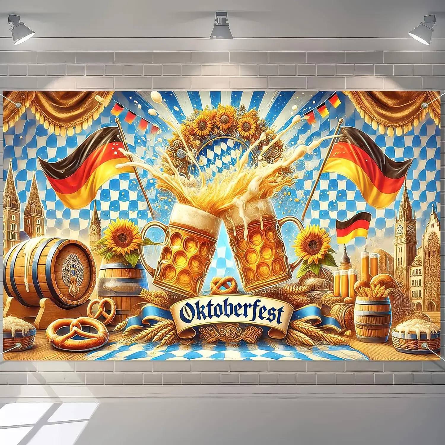 Photography Backdrop Oktoberfest German October Fest Themed Party Banner For Oktoberfest Decor German Bavarian Beer Background
Photography Backdrop Oktoberfest German October Fest Themed Party Banner For Oktoberfest Decor German Bavarian Beer Background