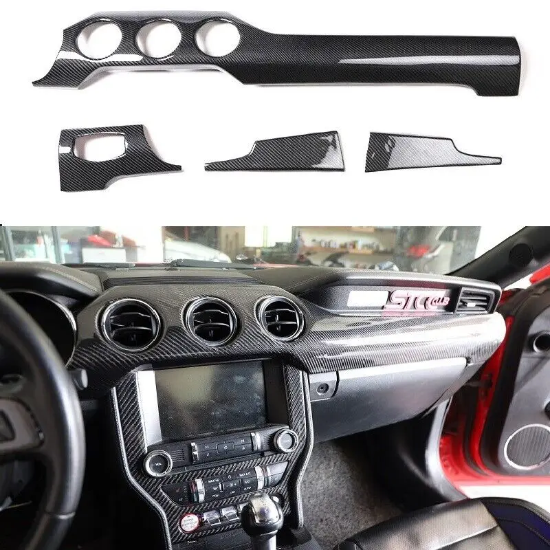 Carbon Fiber Car Interior Accessories Dash Panel Air Vent Console Trim for Ford Mustang GT
Carbon Fiber Car Interior Accessories Dash Panel Air Vent Console Trim for Ford Mustang GT