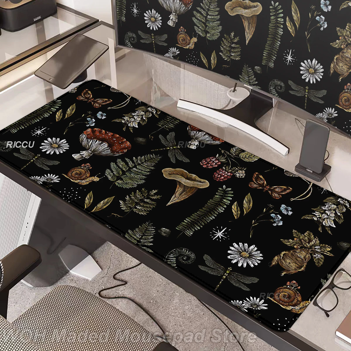 Mushroom Large Gaming Mouse Pad Office Keyboard Pad Retro Plant MouseMat Non-Slip E-Sports Computer Tablemat PC Cabinet Playmat
Mushroom Large Gaming Mouse Pad Office Keyboard Pad Retro Plant MouseMat Non-Slip E-Sports Computer Tablemat PC Cabinet Playmat