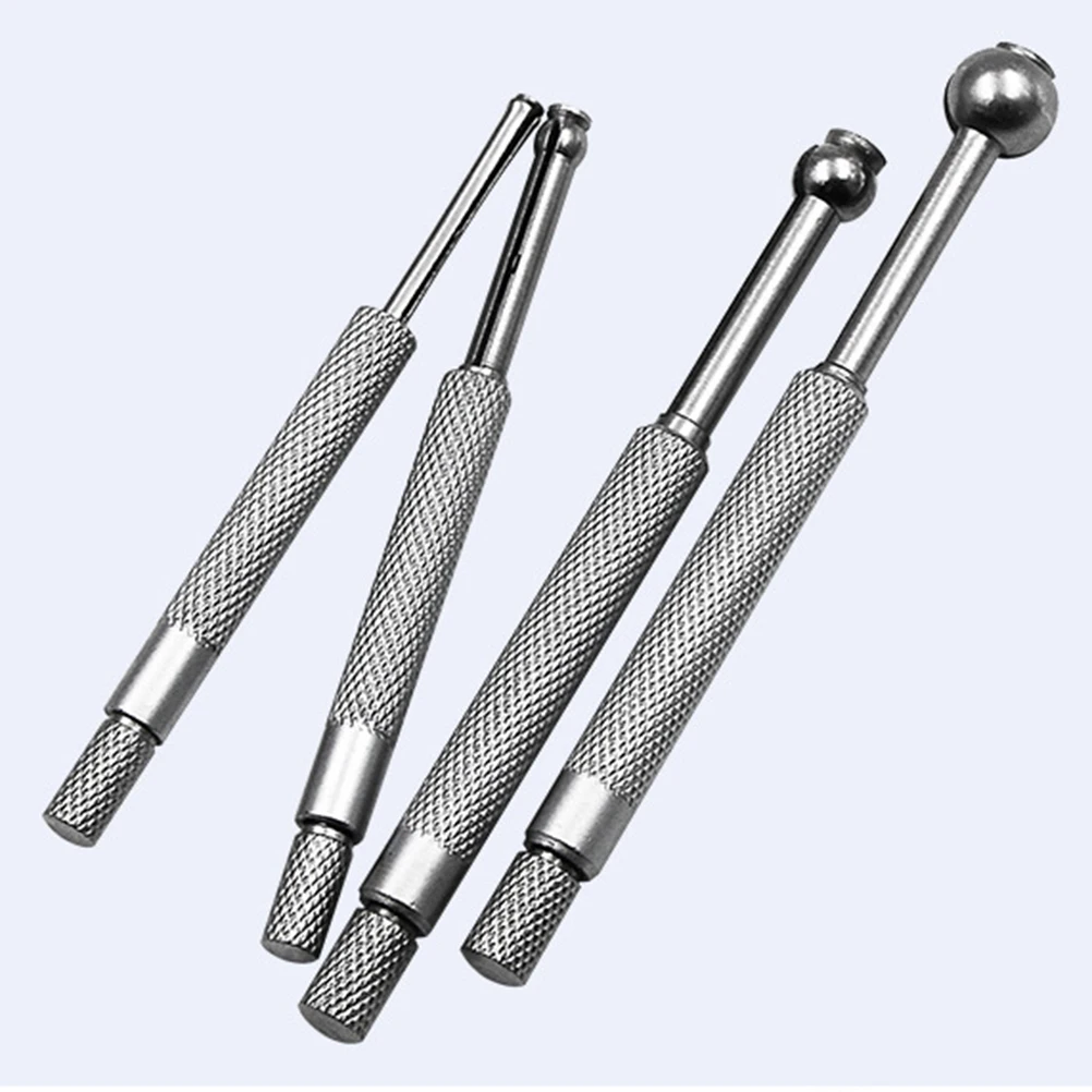 4 Pcs Telescopic Hole Gages Full Hardened Spherical Faces for Deep Shallow Holes Slots Workpieces Measuring Tools Gauges Small
4 Pcs Telescopic Hole Gages Full Hardened Spherical Faces for Deep Shallow Holes Slots Workpieces Measuring Tools Gauges Small