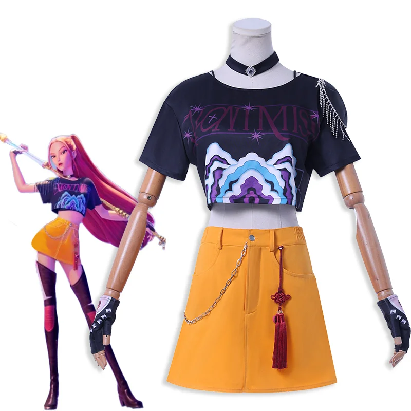 Movie KPop Demon Hunters Mira HUNTR/X Cosplay Costume Adult Women Top Coat Socks Gloves Full Set Accessories Uniform Outfits
Movie KPop Demon Hunters Mira HUNTR/X Cosplay Costume Adult Women Top Coat Socks Gloves Full Set Accessories Uniform Outfits