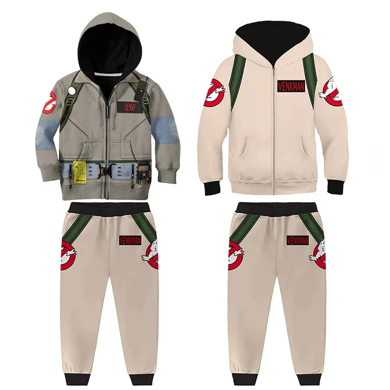 Ghost Uniform Cosplay Costumes Halloween Costume for Kids Hoodie Anime Figure Ghost Busters Sweater Carnival Suits Clothes Coat
Ghost Uniform Cosplay Costumes Halloween Costume for Kids Hoodie Anime Figure Ghost Busters Sweater Carnival Suits Clothes Coat