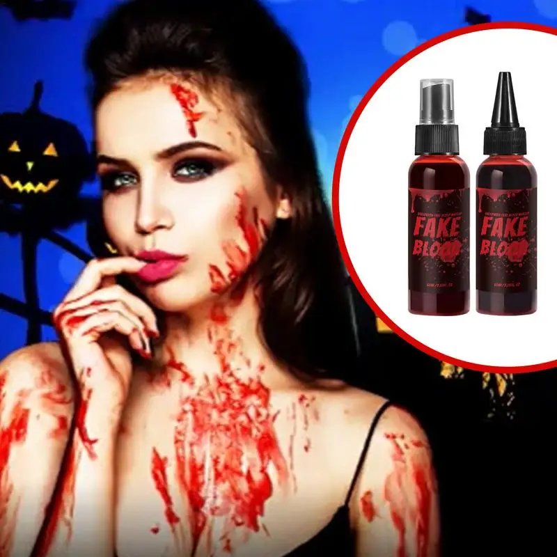 Halloween Realistic Blood Set Realistic Fake Blood Makeup Halloween Stage Blood Costume Blood Sticky Halloween Fake Blood Props
Halloween Realistic Blood Set Realistic Fake Blood Makeup Halloween Stage Blood Costume Blood Sticky Halloween Fake Blood Props