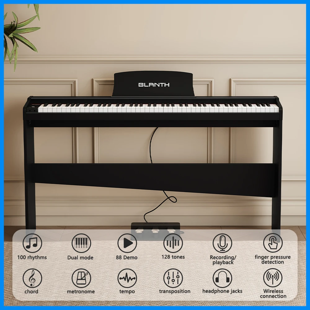 88 Keys Electric Upright Piano Digital Keyboard Full Size Professional Electronic Piano Music Instrument For Beginners Adults
88 Keys Electric Upright Piano Digital Keyboard Full Size Professional Electronic Piano Music Instrument For Beginners Adults