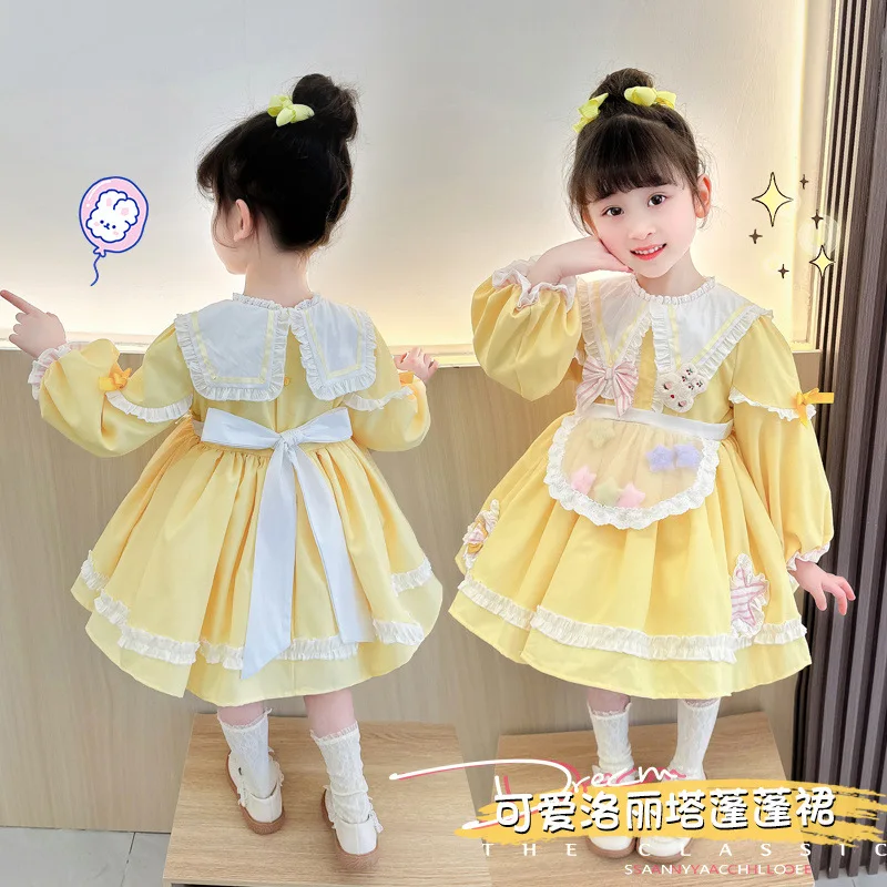 Girls Lolita Princess Dress Autumn New Baby Birthday One Year Children Lolita
Girls Lolita Princess Dress Autumn New Baby Birthday One Year Children Lolita