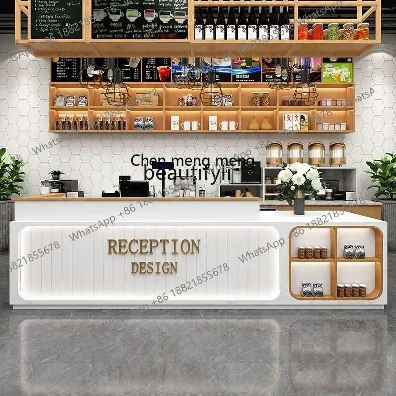New arrive Simple Modern Cashier Reception Desk Restaurant Bar Coffee Shop Milk Tea Shop Counter Front Desk
New arrive Simple Modern Cashier Reception Desk Restaurant Bar Coffee Shop Milk Tea Shop Counter Front Desk