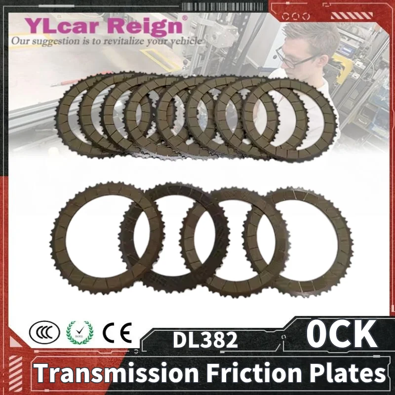 DL382 0CK OCK 0DN ODN DSG 7Speed Dual Clutch Automatic Transmission Friction Plates Discs Kit For Audi A4 A5 A6 A7 Q5 Auto Parts
DL382 0CK OCK 0DN ODN DSG 7Speed Dual Clutch Automatic Transmission Friction Plates Discs Kit For Audi A4 A5 A6 A7 Q5 Auto Parts