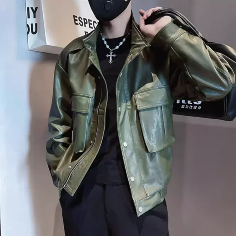 Man Coat Leather High Quality Clothing Fashion 2025 Vintage Cargo Jacket for Men Cheap Sale Joker Casual Aesthetic Clothes Offer
Man Coat Leather High Quality Clothing Fashion 2025 Vintage Cargo Jacket for Men Cheap Sale Joker Casual Aesthetic Clothes Offer