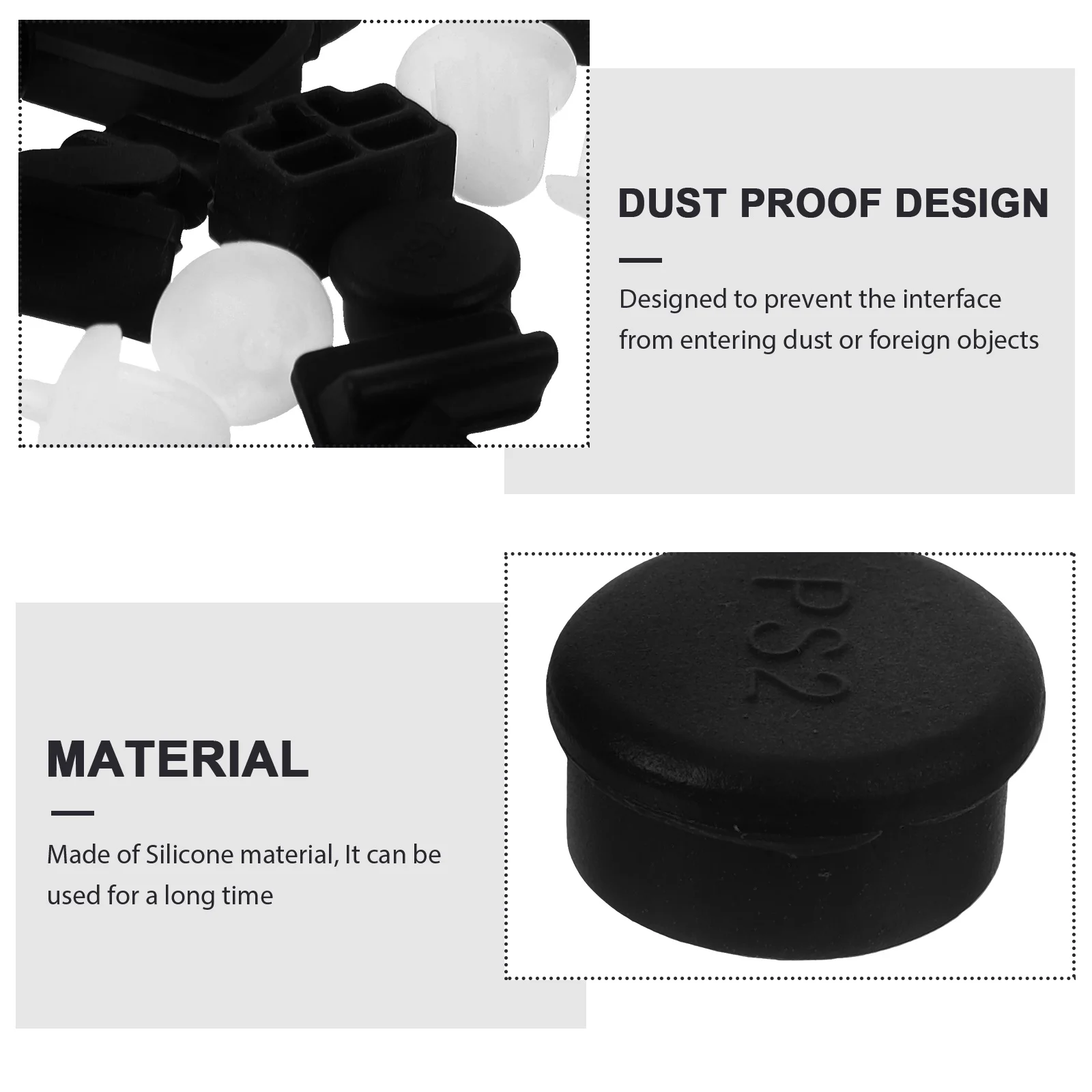 24Pcs USB Dust Plug Silicone Cover Protector Stopper for Pc Computer Motherboard Interface Port Anti-Oxidation Dustproof
24Pcs USB Dust Plug Silicone Cover Protector Stopper for Pc Computer Motherboard Interface Port Anti-Oxidation Dustproof