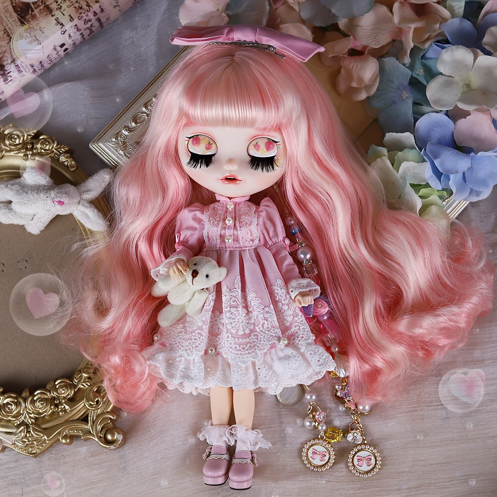 ICY DBS Blythe Doll 1/6 jiont Body 30cm White Skin Peach Hand-Painted Doll BJD Toy Fashion Gift
ICY DBS Blythe Doll 1/6 jiont Body 30cm White Skin Peach Hand-Painted Doll BJD Toy Fashion Gift