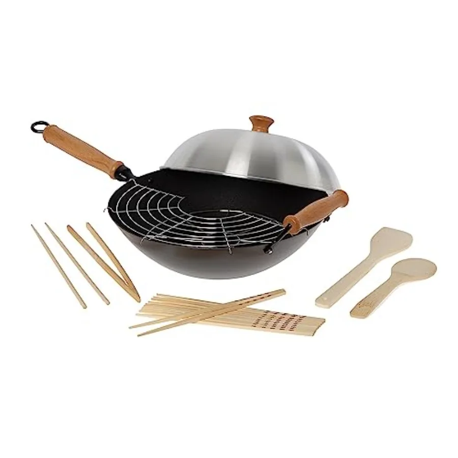 22-9938, Pro Chef 14 Inch 10 Pcs Excalibur Non-Stick Wok Set
22-9938, Pro Chef 14 Inch 10 Pcs Excalibur Non-Stick Wok Set