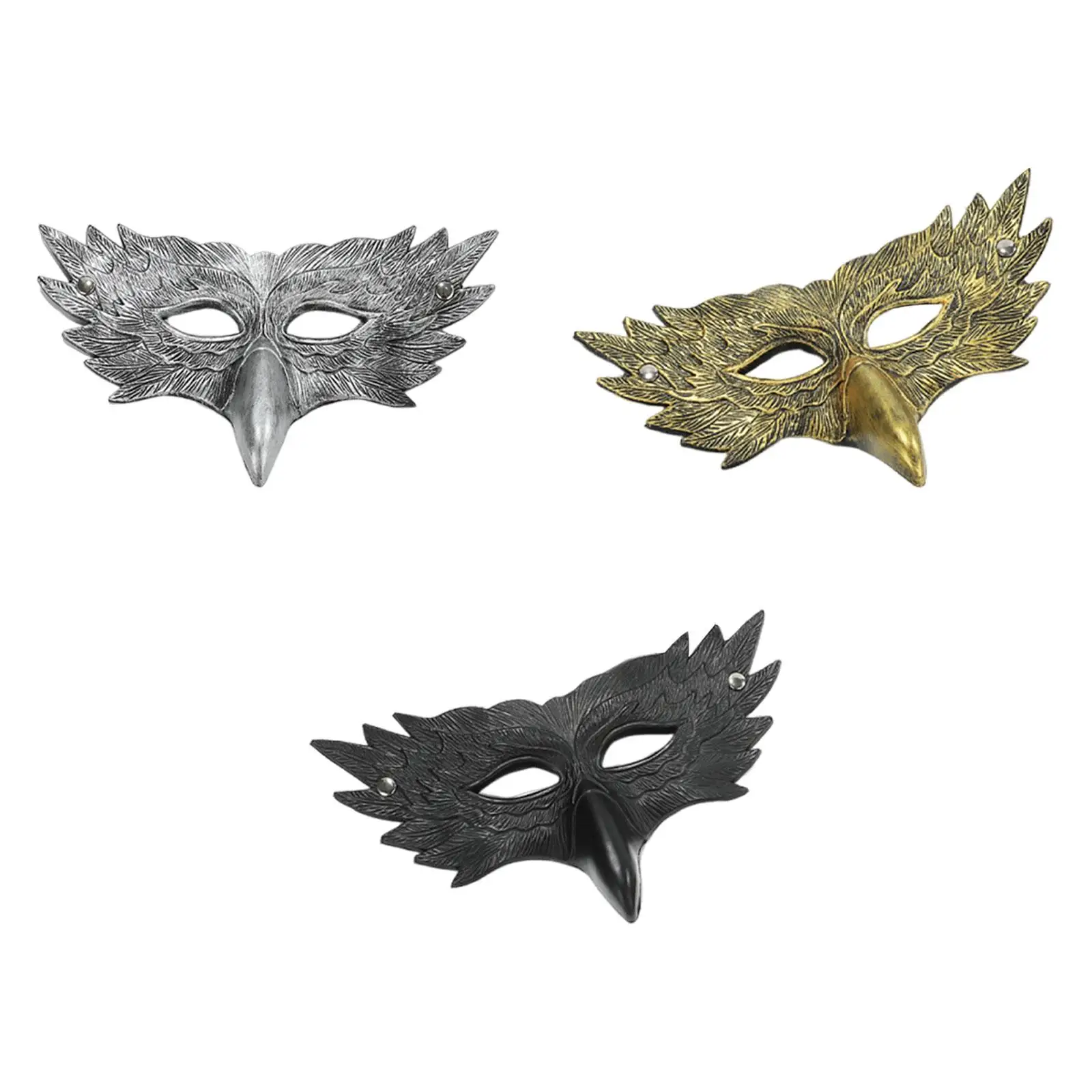 Halloween Bird Costume Mask for Masquerade Balls Lightweight 16x18cm PU Foam 
Halloween Bird Costume Mask for Masquerade Balls Lightweight 16x18cm PU Foam