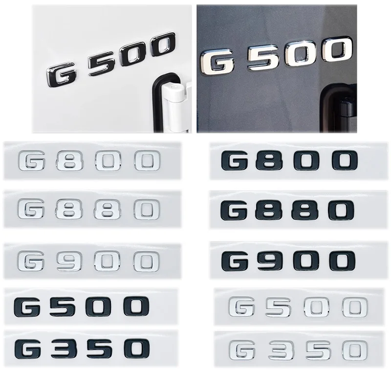 3D Letter Car Sticker Modified Tail Trunk Emblem Badge for Mercedes Benz G Class G55 G63 G65 G200 G230 G300 G350 G400 G500 G550
3D Letter Car Sticker Modified Tail Trunk Emblem Badge for Mercedes Benz G Class G55 G63 G65 G200 G230 G300 G350 G400 G500 G550