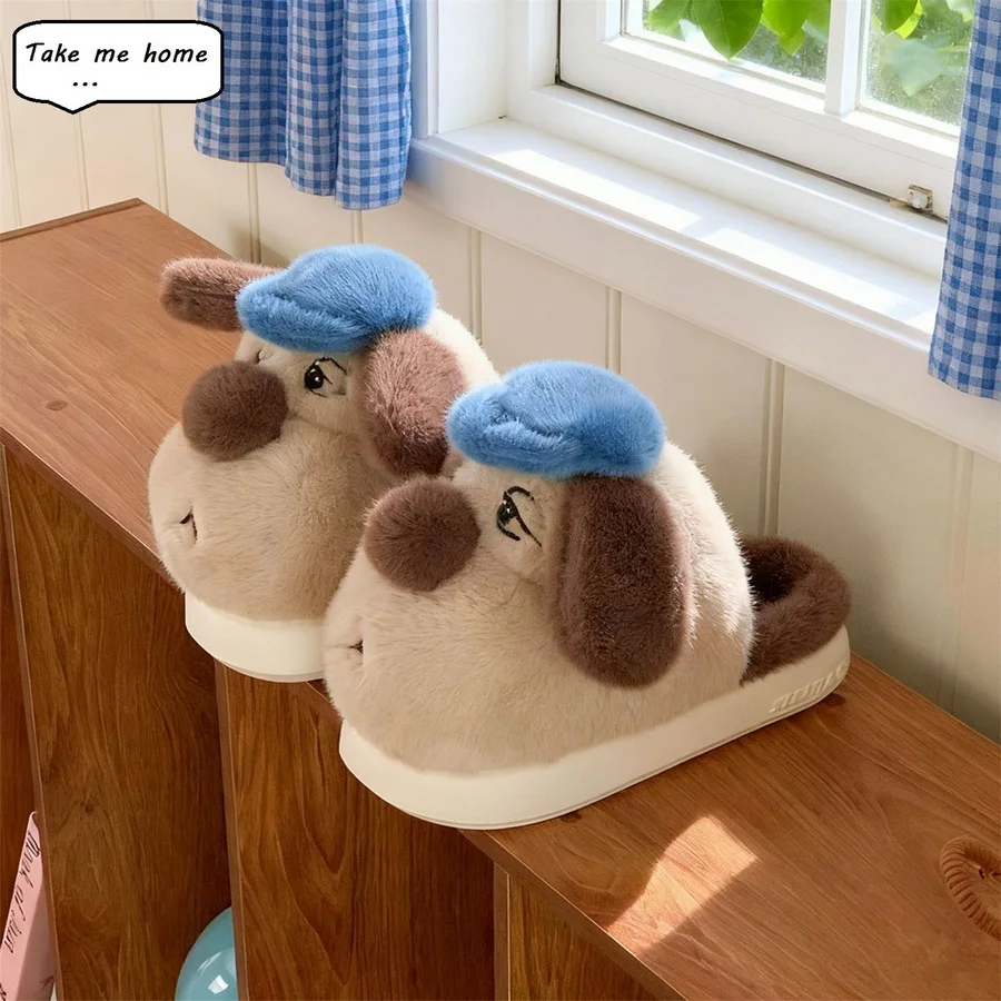 New sleepy dog slippers fluffy mules shoes for women cool animal furry slides woman luxury home warm slipper puffy puppy shoes 
New sleepy dog slippers fluffy mules shoes for women cool animal furry slides woman luxury home warm slipper puffy puppy shoes
