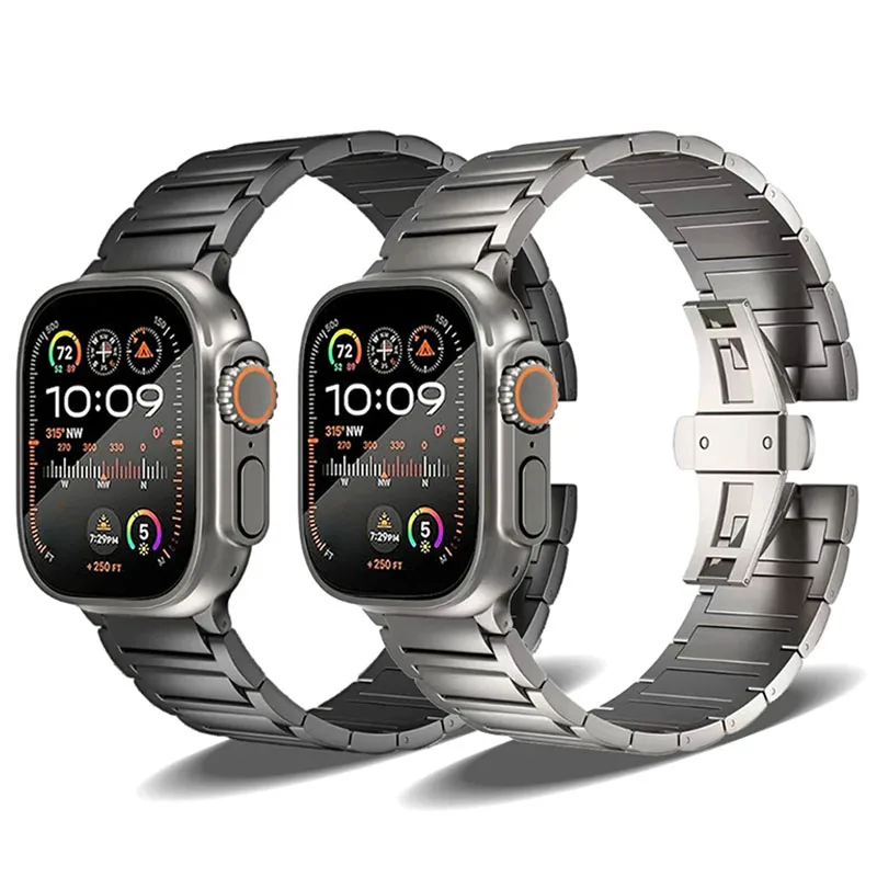 Ремешок титановый для Apple Watch Ultra 2 49 мм 44 мм 42 мм, Роскошный деловой браслет для IWatch 6 5 4 Se 7 8 9 45 мм
Ремешок титановый для Apple Watch Ultra 2 49 мм 44 мм 42 мм, Роскошный деловой браслет для IWatch 6 5 4 Se 7 8 9 45 мм