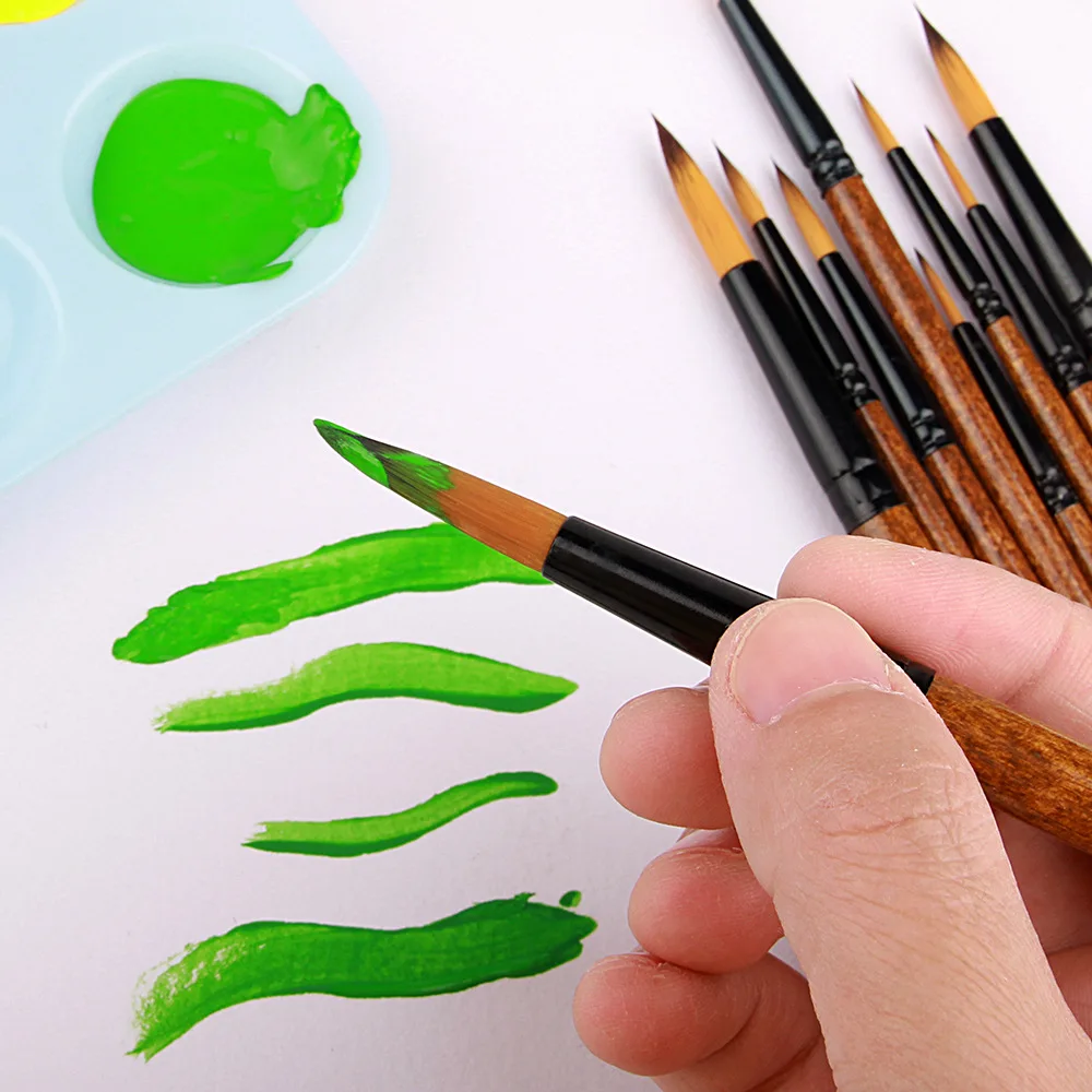1pc Hook Line Pen Wooden Nylon Acrylic Artist Paint Brushes for Acrylic Watercolor Oil Painting Supplies
1pc Hook Line Pen Wooden Nylon Acrylic Artist Paint Brushes for Acrylic Watercolor Oil Painting Supplies