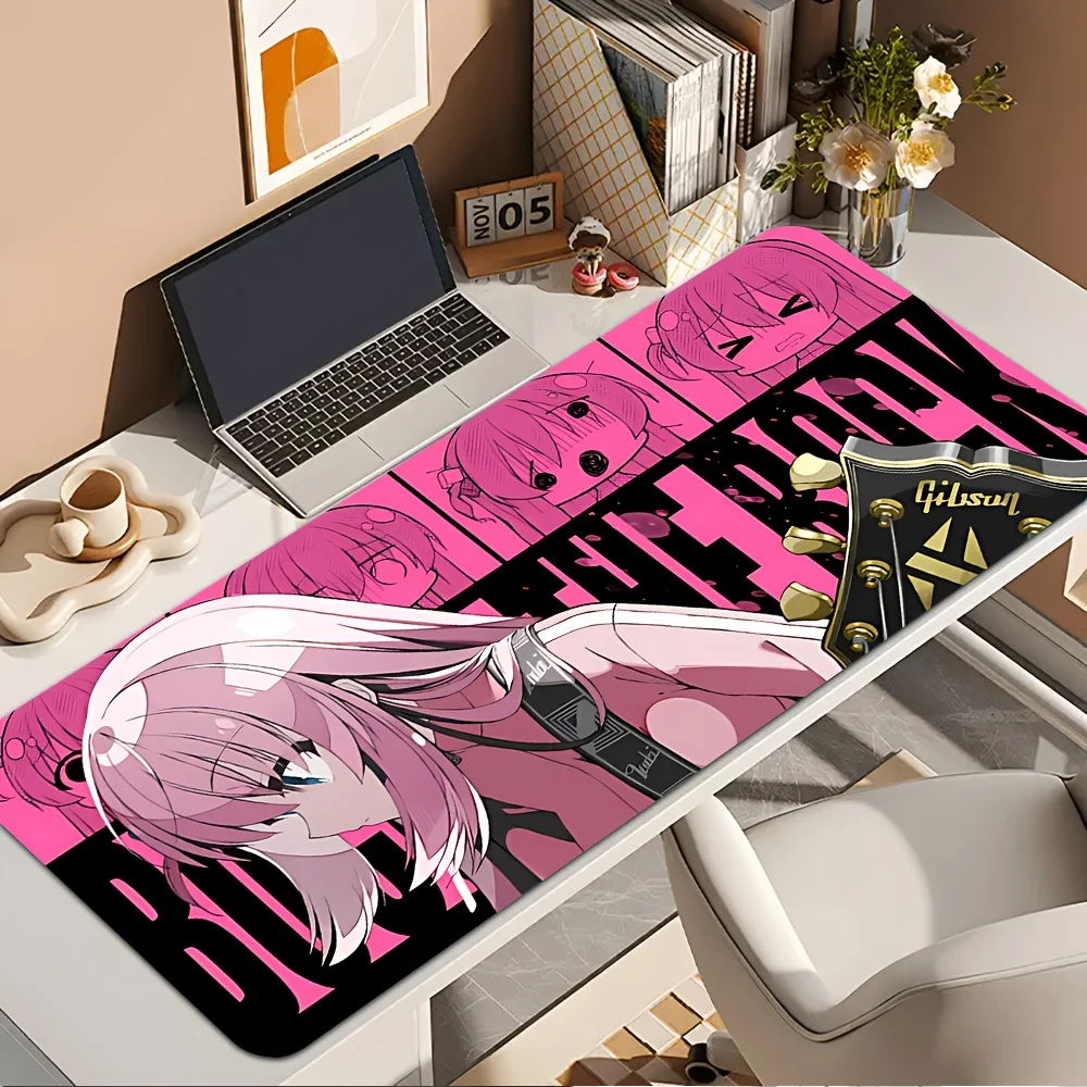 1pc Bocchi the Rock Anime Gaming Mouse Pad & Desk Mat - Non-Slip Rubber Base, Washable Surface, Pink & Black Japanese Manga Desi
1pc Bocchi the Rock Anime Gaming Mouse Pad & Desk Mat - Non-Slip Rubber Base, Washable Surface, Pink & Black Japanese Manga Desi