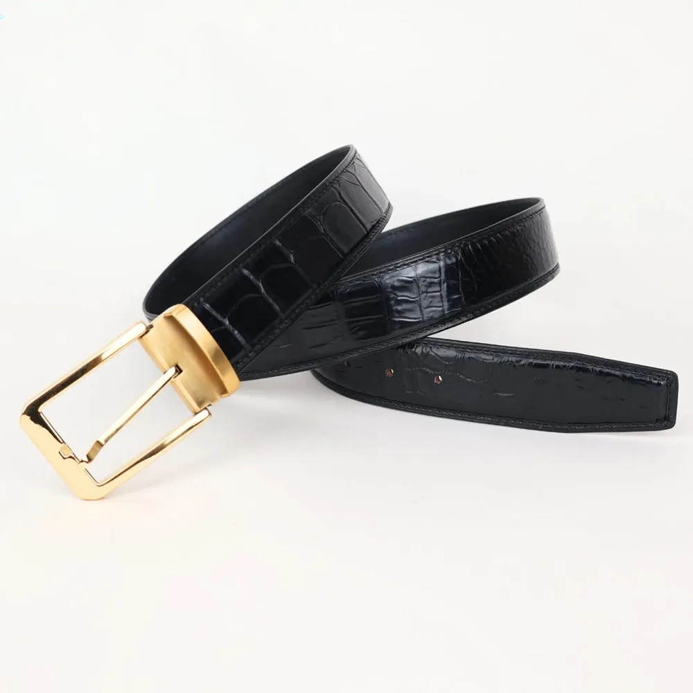 Мужской ремень из натуральной крокодиловой кожи, натуральная кожа крокодила, роскошный брендовый ремень, модный мужской ремень с пряжкой и брюками для костюма
Мужской ремень из натуральной крокодиловой кожи, натуральная кожа крокодила, роскошный брендовый ремень, модный мужской ремень с пряжкой и брюками для костюма