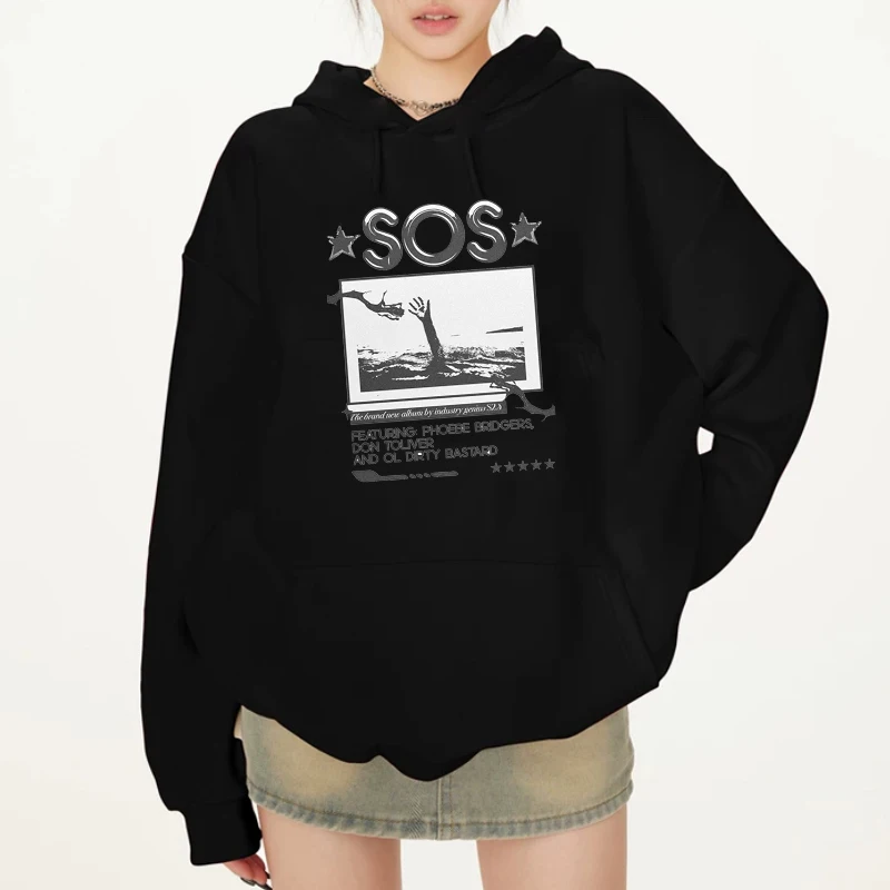 Sza Sos World Tour Album Hoodie Text Print Street Style For Both Men And Women Suitable For Autumn And Winter
Sza Sos World Tour Album Hoodie Text Print Street Style For Both Men And Women Suitable For Autumn And Winter