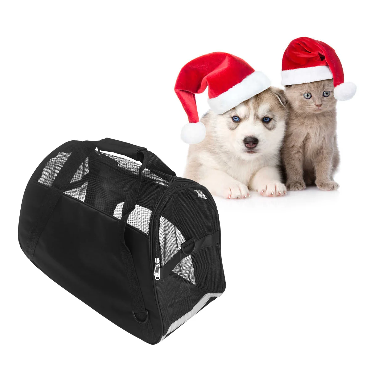 Durable Pet Bag Four Sides Ventilated Mesh Design Easy Carry Little Pet Suitable Traveling Camping Sightseeing Trips Large
Durable Pet Bag Four Sides Ventilated Mesh Design Easy Carry Little Pet Suitable Traveling Camping Sightseeing Trips Large