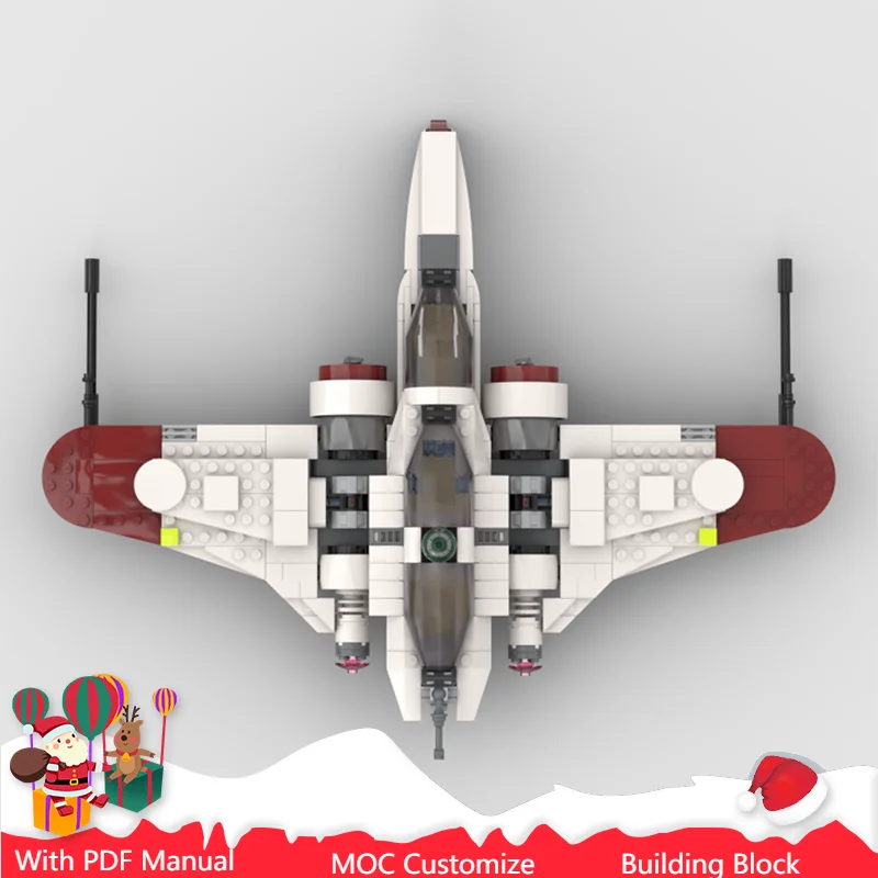 Популярный 586 шт. MOC космический корабль истребитель, набор строительных блоков, технология сборки, кирпичи, игрушки для взрослых/детей, подарки на день рождения, Рождество
Популярный 586 шт. MOC космический корабль истребитель, набор строительных блоков, технология сборки, кирпичи, игрушки для взрослых/детей, подарки на день рождения, Рождество