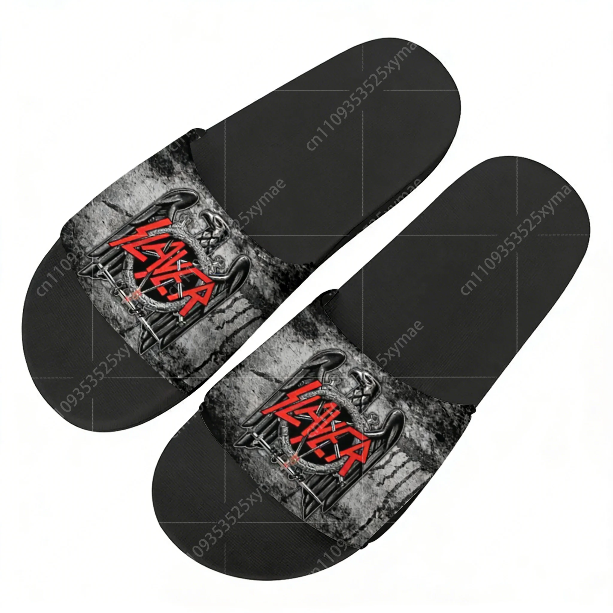 Slayer Heavy Metal Rock Band Slippers Home Water Shoes Mens Womens Teenagers Outdoor Beach Pool Sandals Custom Summer Slipper
Slayer Heavy Metal Rock Band Slippers Home Water Shoes Mens Womens Teenagers Outdoor Beach Pool Sandals Custom Summer Slipper