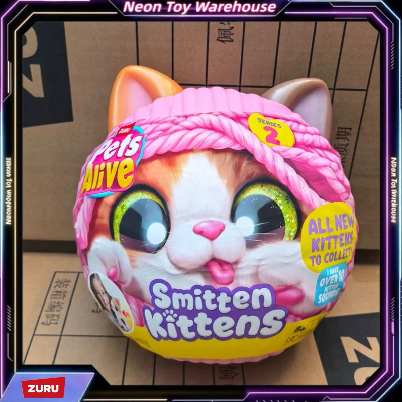 Zuru Pets Alive Smitten Kittens Series 2 Blind Box Furry Plush Cat Toys Kawaii Sound Toys Collectible Doll for Girls Kids Gift
Zuru Pets Alive Smitten Kittens Series 2 Blind Box Furry Plush Cat Toys Kawaii Sound Toys Collectible Doll for Girls Kids Gift