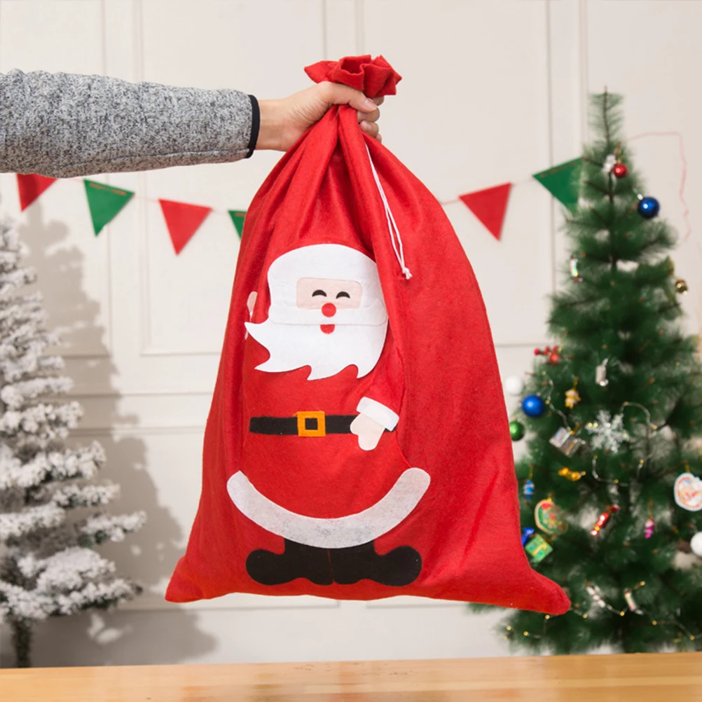 4 in 1 Christmas Gift Bag Cartoon Santa Pattern Portable Candy Pouch Handbag Home Party Favors Candy Bag for Christmas
4 in 1 Christmas Gift Bag Cartoon Santa Pattern Portable Candy Pouch Handbag Home Party Favors Candy Bag for Christmas