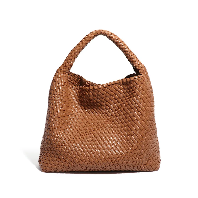 Hand-woven bag, women's fashionable and casual handbag, shoulder bag, large-capacity baby and mother underarm bag
Hand-woven bag, women's fashionable and casual handbag, shoulder bag, large-capacity baby and mother underarm bag