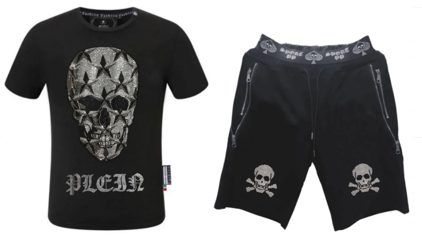 Men's Designer Outfit Casual Tracksuit Summer Set Rhinestone Brand T-shirt + Shorts Short Sleeve Fashion Casual Wear
Men's Designer Outfit Casual Tracksuit Summer Set Rhinestone Brand T-shirt + Shorts Short Sleeve Fashion Casual Wear