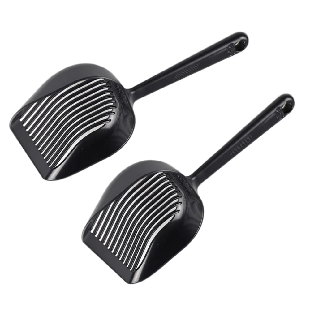 2pcs Cat Litter Ergonomic Handle Pet Poop Scooper Black Plastic Lightweight Anti Cleaning Supplies Storage
2pcs Cat Litter Ergonomic Handle Pet Poop Scooper Black Plastic Lightweight Anti Cleaning Supplies Storage