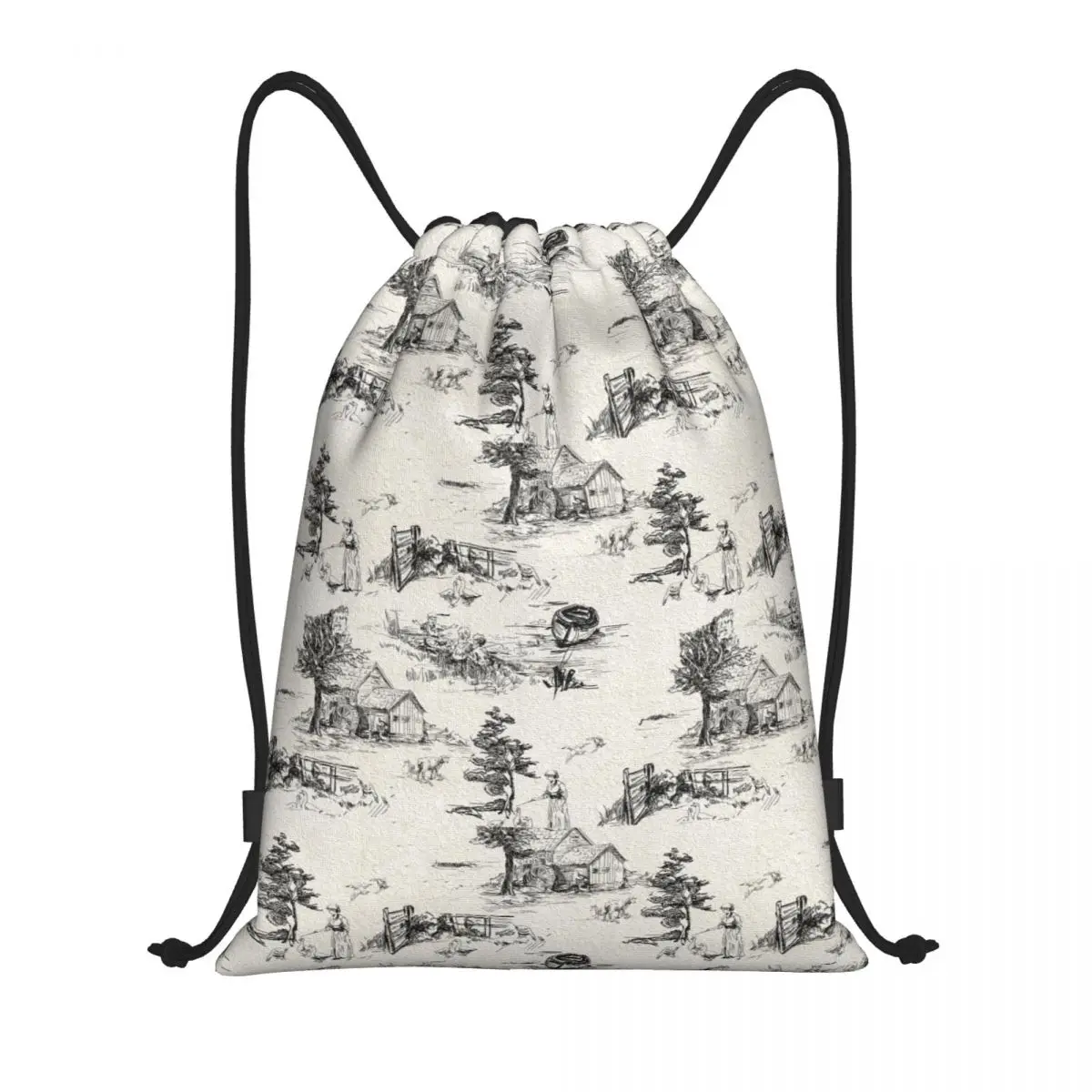 Винтажные сумки на шнурке Toile De Jouy на заказ для мужчин и женщин, складной спортивный рюкзак для спортзала, рюкзаки для покупок
Винтажные сумки на шнурке Toile De Jouy на заказ для мужчин и женщин, складной спортивный рюкзак для спортзала, рюкзаки для покупок