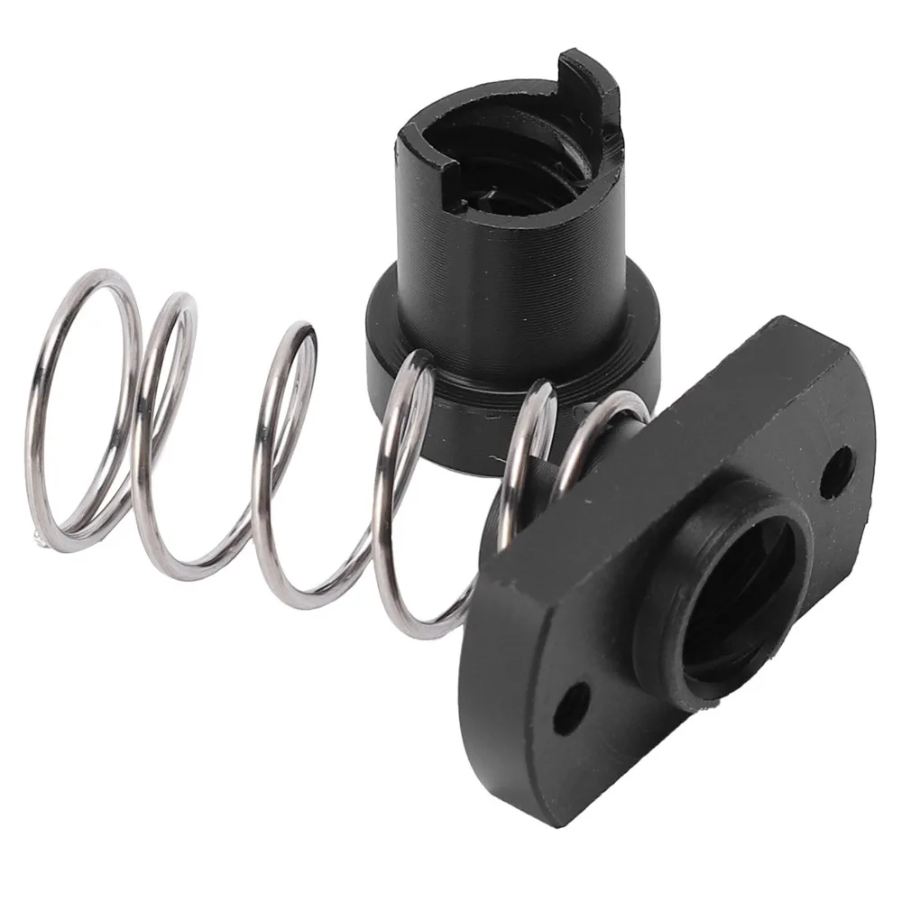 2PCS T8 / Tr8x2 / Tr8x8 Anti Backlash Nut 4 Start POM T8 POM Nut Black 2mm Pitch / 8mm Lead Spring Loaded Nut
2PCS T8 / Tr8x2 / Tr8x8 Anti Backlash Nut 4 Start POM T8 POM Nut Black 2mm Pitch / 8mm Lead Spring Loaded Nut