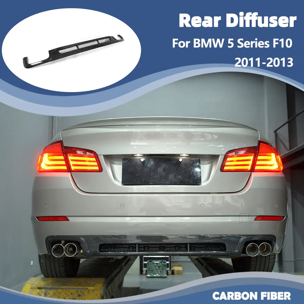 Автомобильный диффузор заднего бампера, спойлер для BMW 5 серии F10 528i, базовый седан 2011-2013, диффузор заднего бампера из углеродного волокна/FRP
Автомобильный диффузор заднего бампера, спойлер для BMW 5 серии F10 528i, базовый седан 2011-2013, диффузор заднего бампера из углеродного волокна/FRP