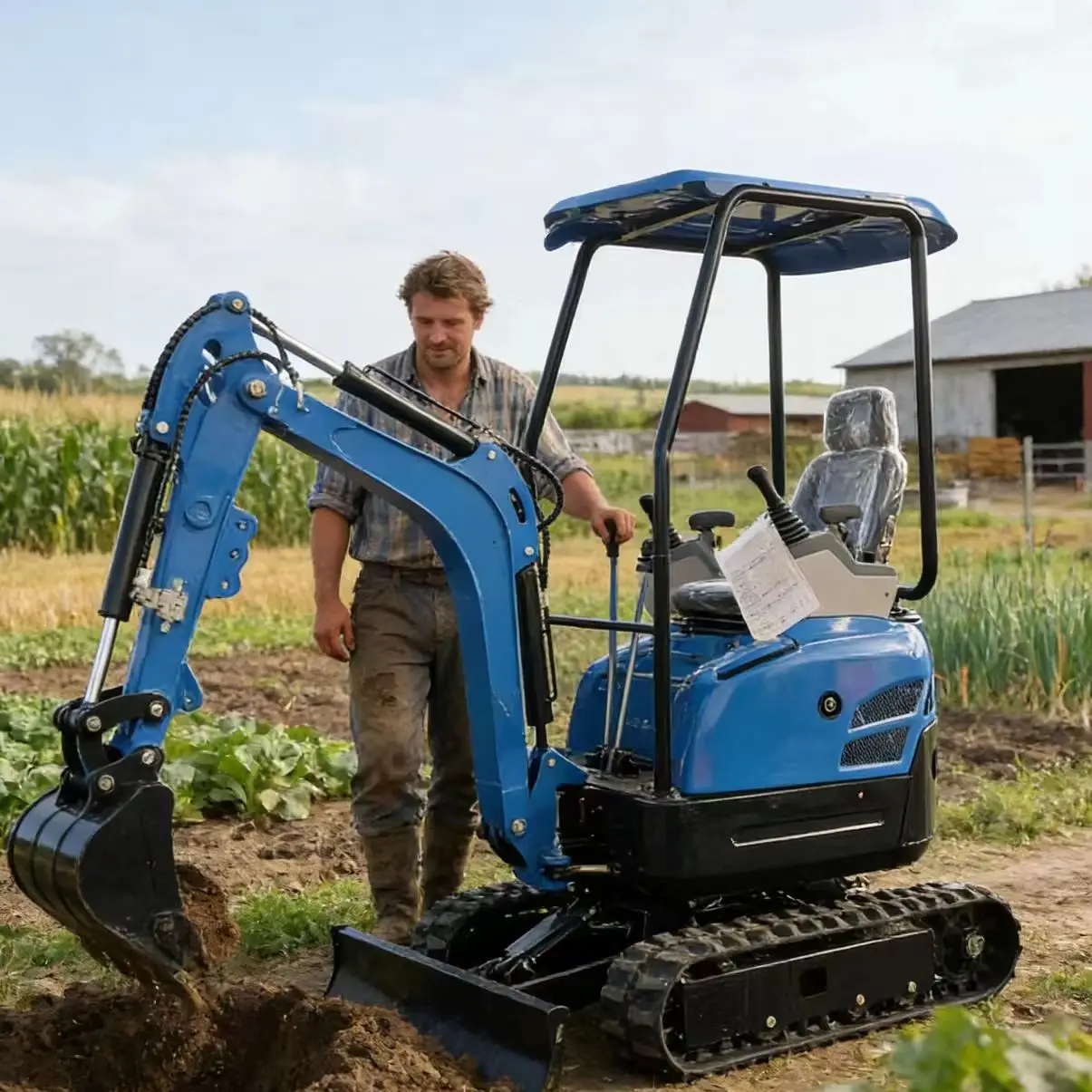 Hot Sale 1.5 Ton Mini Excavator Customized Compact Small Digger 1.5t with Hydraulic Pump Engine for Trenching Digging
Hot Sale 1.5 Ton Mini Excavator Customized Compact Small Digger 1.5t with Hydraulic Pump Engine for Trenching Digging