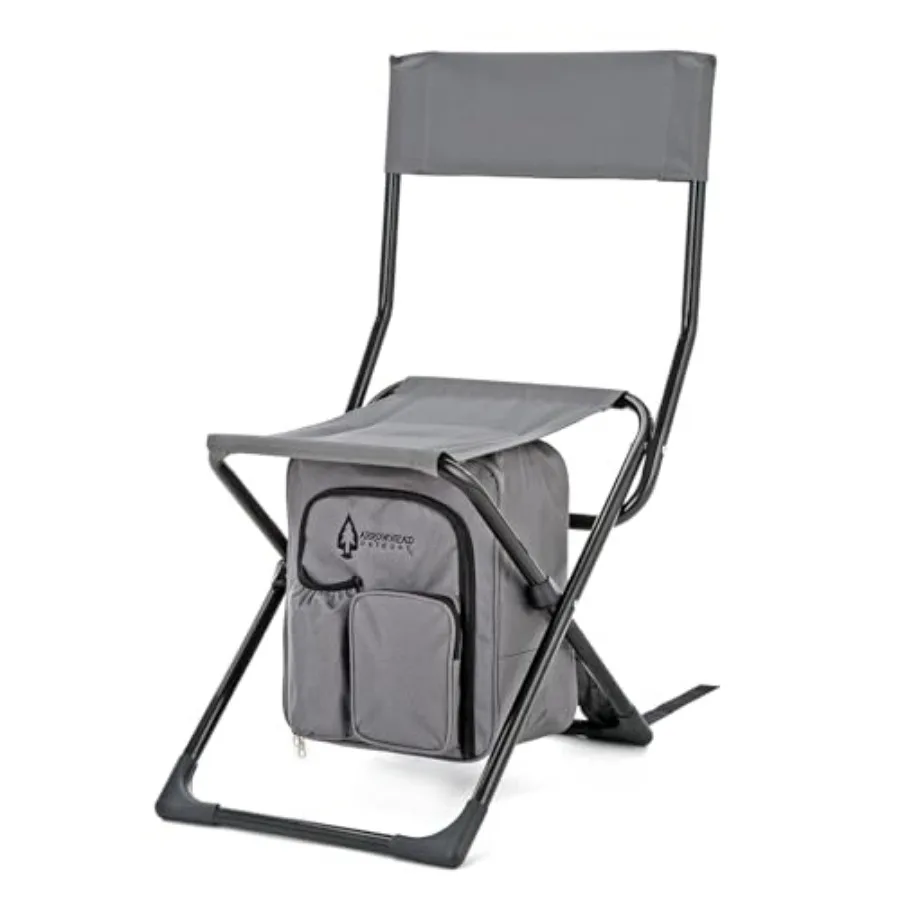 Multi-Function 3-in-1 Compact Camp Chair: Backpack Stool and Insulated Cooler w/Bottle Holder and Storage Bag External Pockets
Multi-Function 3-in-1 Compact Camp Chair: Backpack Stool and Insulated Cooler w/Bottle Holder and Storage Bag External Pockets