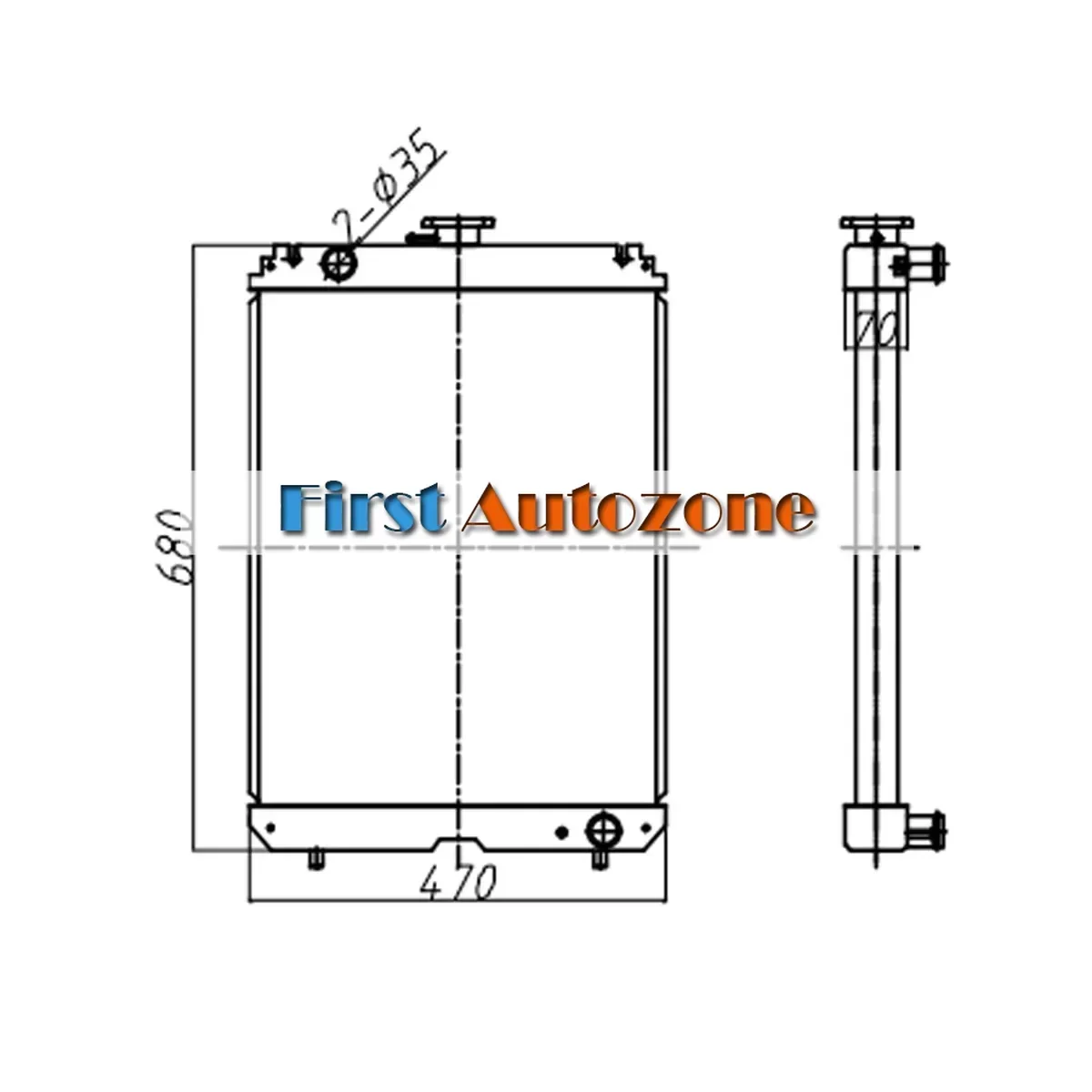 Water Tank Radiator for CASE CX58 Excavators
Water Tank Radiator for CASE CX58 Excavators