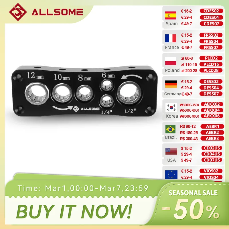 Allsome Milling Cutter Removal Bracket High Carbon Steel Router Bit Holde Lightweight Durable Versatile Multiple Cutter Sizes
Allsome Milling Cutter Removal Bracket High Carbon Steel Router Bit Holde Lightweight Durable Versatile Multiple Cutter Sizes