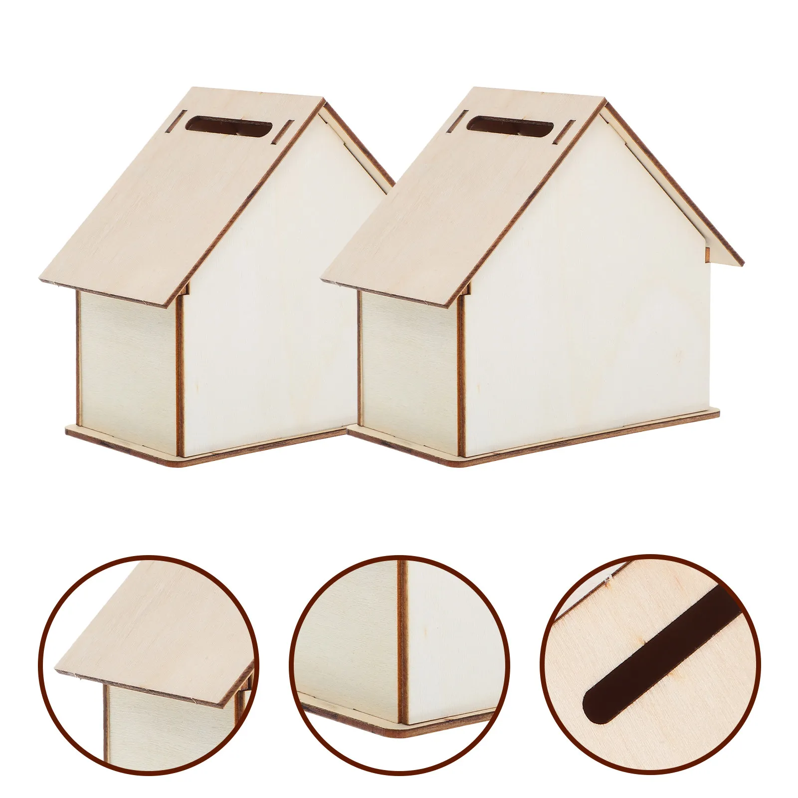 Набор из 5 неокрашенных деревянных детских копилок для рисования, коробка для хранения монет, копилка для детских мелочи
Набор из 5 неокрашенных деревянных детских копилок для рисования, коробка для хранения монет, копилка для детских мелочи