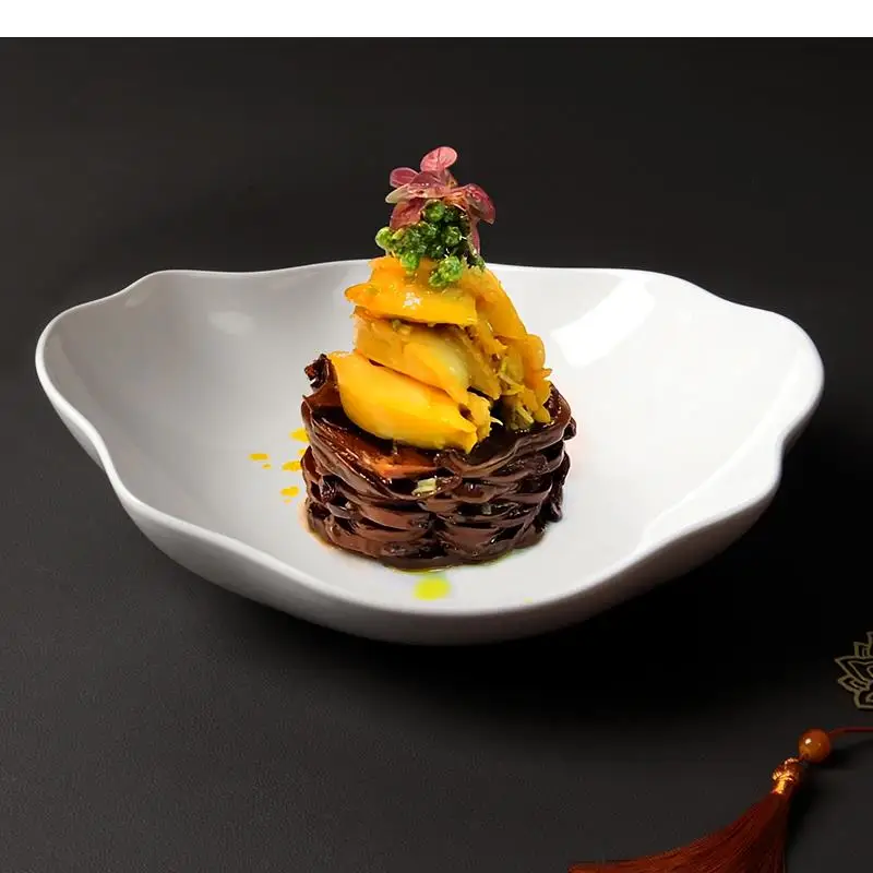 Ceramic Ramen Noodle Bowl Salad Plate Restaurant Irregular Shape Solid Color Tableware Snack Dessert Bowls Soup Basins 9/10 Inch
Ceramic Ramen Noodle Bowl Salad Plate Restaurant Irregular Shape Solid Color Tableware Snack Dessert Bowls Soup Basins 9/10 Inch