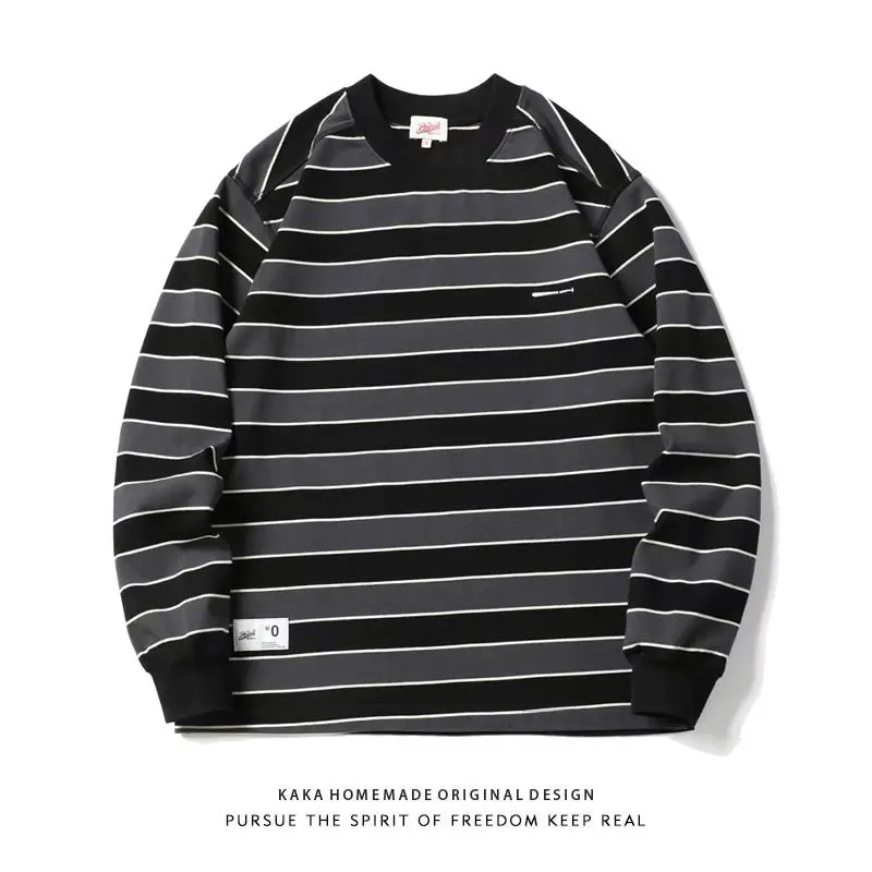 25SS Autumn/Winter Youth Striped Oversized Long Sleeve T-Shirt 310gsm Heavyweight 100% Cotton Cityboy Tee Unisex Couple Top Men
25SS Autumn/Winter Youth Striped Oversized Long Sleeve T-Shirt 310gsm Heavyweight 100% Cotton Cityboy Tee Unisex Couple Top Men