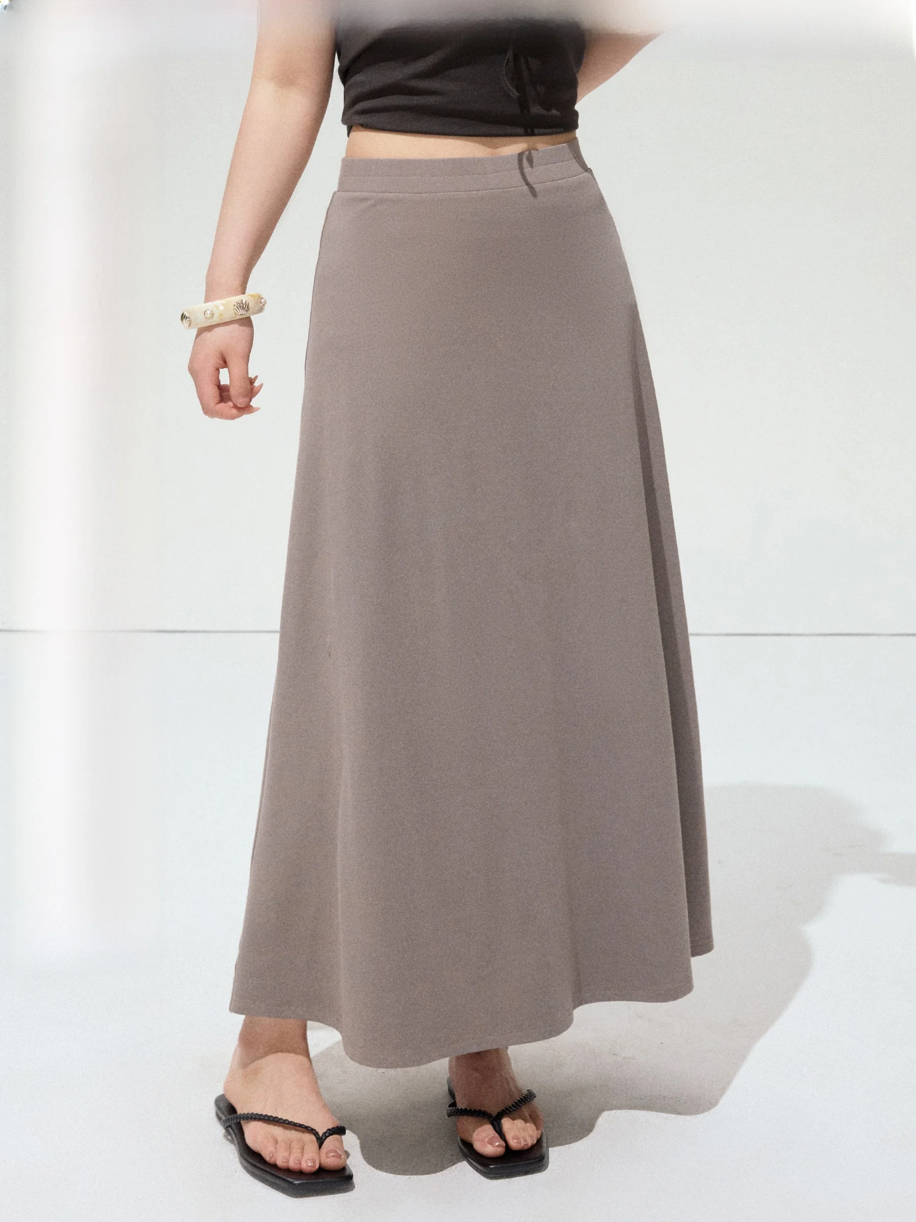 Jiulu Studio "Chestnut Scroll" plus Size Lazy Elastic Waist A-Line Knitted Long Skirt Large Size Half Skirt Casual Commute
Jiulu Studio "Chestnut Scroll" plus Size Lazy Elastic Waist A-Line Knitted Long Skirt Large Size Half Skirt Casual Commute