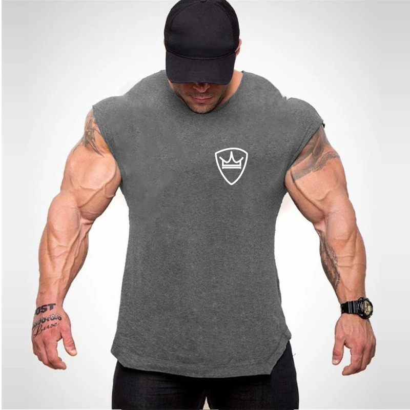Fitness shirt men's hanging sleeves cute small print pattern vest fitness clothing gym T-shirt men's casual comfortable vest
Fitness shirt men's hanging sleeves cute small print pattern vest fitness clothing gym T-shirt men's casual comfortable vest