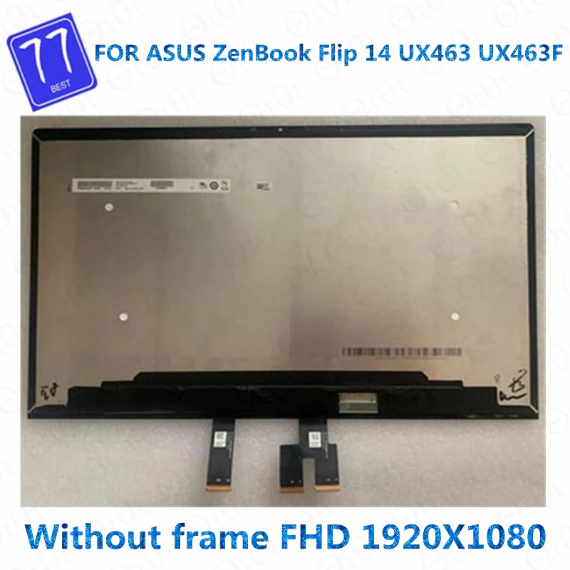 14-inch original display FOR ASUS ZenBook Flip 14 UX463 UX463F UX463FA UX463FL LCD screen assembly without frame
14-inch original display FOR ASUS ZenBook Flip 14 UX463 UX463F UX463FA UX463FL LCD screen assembly without frame